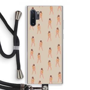 CaseCompany You're so golden: Samsung Galaxy Note 10 Plus Transparant Hoesje met koord
