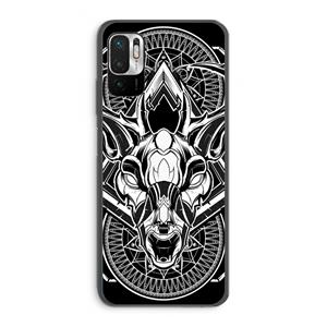 CaseCompany Oh Deer: Xiaomi Redmi Note 10 5G Transparant Hoesje