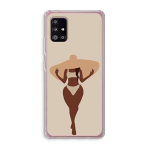CaseCompany Let's get salty: Samsung Galaxy A51 5G Transparant Hoesje