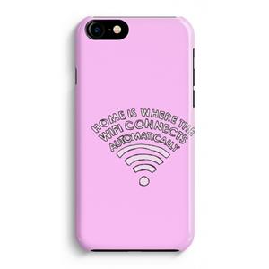 CaseCompany Home Is Where The Wifi Is: Volledig Geprint iPhone 7 Plus Hoesje