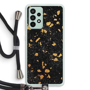 CaseCompany Terrazzo N°7: Samsung Galaxy A52s 5G Transparant Hoesje met koord