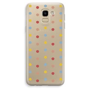CaseCompany Bollen: Samsung Galaxy J6 (2018) Transparant Hoesje