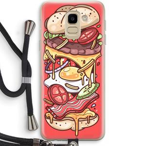 CaseCompany Diet Coke Please: Samsung Galaxy J6 (2018) Transparant Hoesje met koord