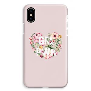 CaseCompany GRL PWR Flower: iPhone XS Max Volledig Geprint Hoesje