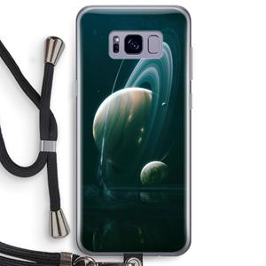 CaseCompany Mercurius: Samsung Galaxy S8 Plus Transparant Hoesje met koord