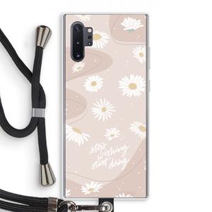 CaseCompany Daydreaming becomes reality: Samsung Galaxy Note 10 Plus Transparant Hoesje met koord