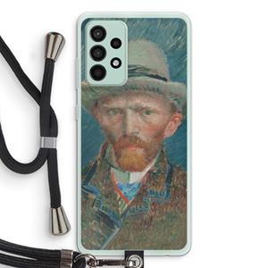 CaseCompany Van Gogh: Samsung Galaxy A52s 5G Transparant Hoesje met koord