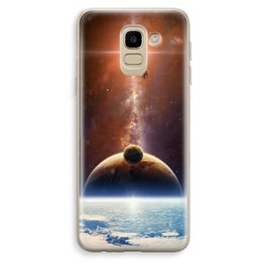 CaseCompany Omicron 2019: Samsung Galaxy J6 (2018) Transparant Hoesje