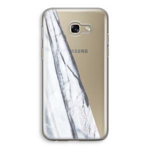 CaseCompany Gestreepte marmer: Samsung Galaxy A5 (2017) Transparant Hoesje