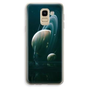 CaseCompany Mercurius: Samsung Galaxy J6 (2018) Transparant Hoesje