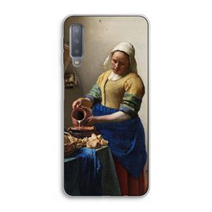 CaseCompany The Milkmaid: Samsung Galaxy A7 (2018) Transparant Hoesje
