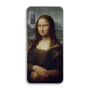 CaseCompany Mona Lisa: Samsung Galaxy A7 (2018) Transparant Hoesje