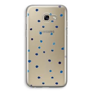CaseCompany Blauwe stippen: Samsung Galaxy A5 (2017) Transparant Hoesje