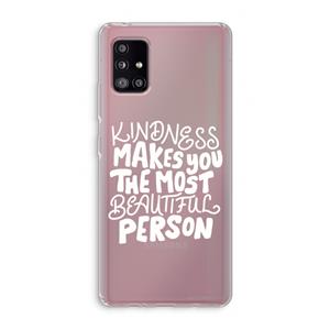 CaseCompany The prettiest: Samsung Galaxy A51 5G Transparant Hoesje