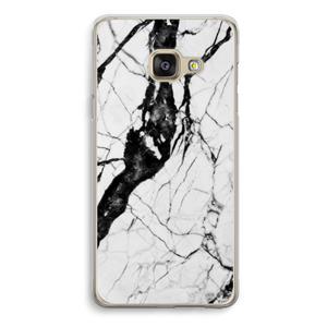 CaseCompany Witte marmer 2: Samsung Galaxy A3 (2016) Transparant Hoesje