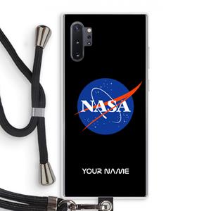 CaseCompany NASA: Samsung Galaxy Note 10 Plus Transparant Hoesje met koord