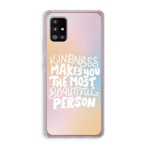 CaseCompany The prettiest: Samsung Galaxy A51 5G Transparant Hoesje