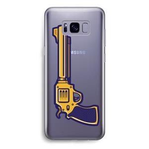 CaseCompany Pew Pew Pew: Samsung Galaxy S8 Transparant Hoesje