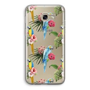 CaseCompany Kleurrijke papegaaien: Samsung Galaxy A5 (2017) Transparant Hoesje