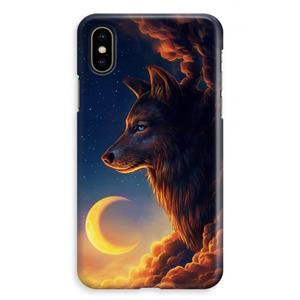 CaseCompany Night Guardian: iPhone XS Max Volledig Geprint Hoesje