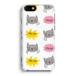CaseCompany Meow: Volledig Geprint iPhone 7 Plus Hoesje