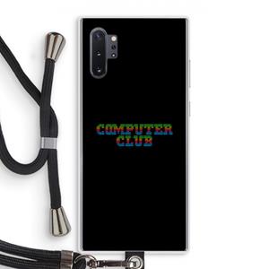 CaseCompany Retro: Samsung Galaxy Note 10 Plus Transparant Hoesje met koord