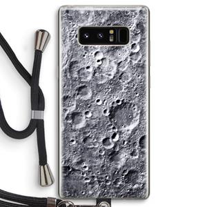 CaseCompany Maanlandschap: Samsung Galaxy Note 8 Transparant Hoesje met koord
