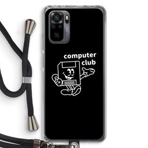 CaseCompany Floppyhead: Xiaomi Redmi Note 10 Pro Transparant Hoesje met koord