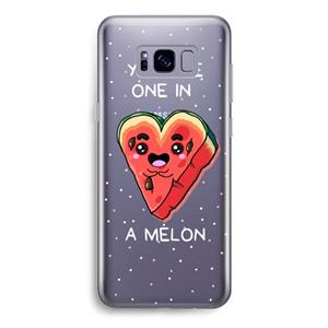 CaseCompany One In A Melon: Samsung Galaxy S8 Transparant Hoesje