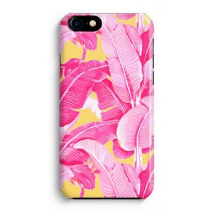CaseCompany Pink Banana: Volledig Geprint iPhone 7 Plus Hoesje
