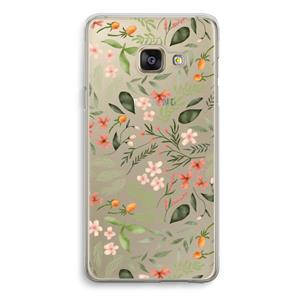 CaseCompany Sweet little flowers: Samsung Galaxy A3 (2016) Transparant Hoesje