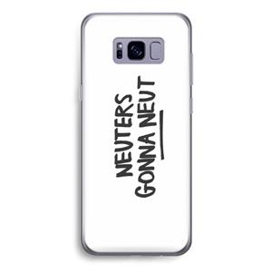 CaseCompany Neuters: Samsung Galaxy S8 Transparant Hoesje