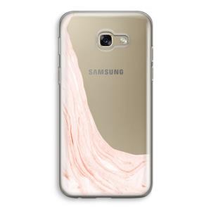 CaseCompany Peach bath: Samsung Galaxy A5 (2017) Transparant Hoesje