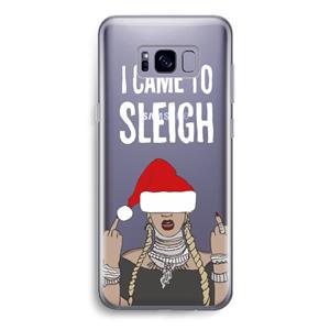 CaseCompany Came To Sleigh: Samsung Galaxy S8 Transparant Hoesje