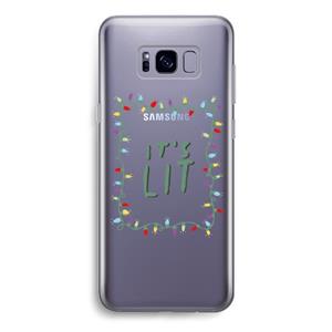 CaseCompany It's Lit: Samsung Galaxy S8 Transparant Hoesje