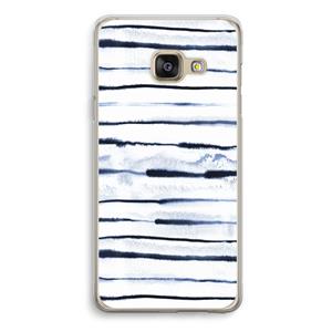 CaseCompany Ink Stripes: Samsung Galaxy A3 (2016) Transparant Hoesje