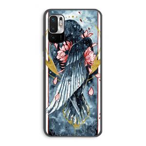 CaseCompany Golden Raven: Xiaomi Redmi Note 10 5G Transparant Hoesje