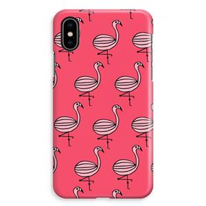 CaseCompany Flamingo: iPhone XS Max Volledig Geprint Hoesje
