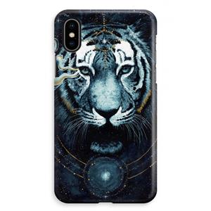 CaseCompany Darkness Tiger: iPhone XS Max Volledig Geprint Hoesje
