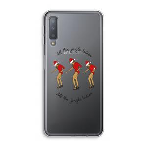 CaseCompany Jingle Ladies: Samsung Galaxy A7 (2018) Transparant Hoesje