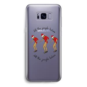 CaseCompany Jingle Ladies: Samsung Galaxy S8 Transparant Hoesje
