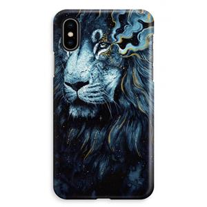 CaseCompany Darkness Lion: iPhone XS Max Volledig Geprint Hoesje