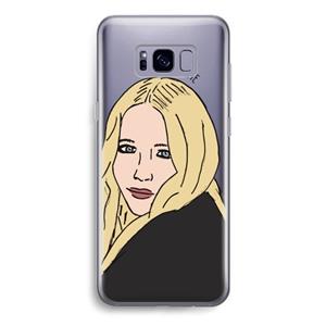 CaseCompany Mary Kate: Samsung Galaxy S8 Transparant Hoesje