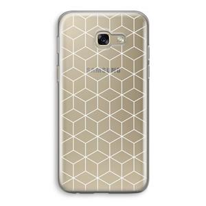 CaseCompany Zwart-witte kubussen: Samsung Galaxy A5 (2017) Transparant Hoesje