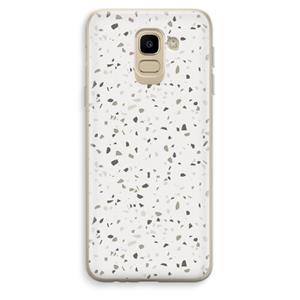 CaseCompany Terrazzo N°14: Samsung Galaxy J6 (2018) Transparant Hoesje
