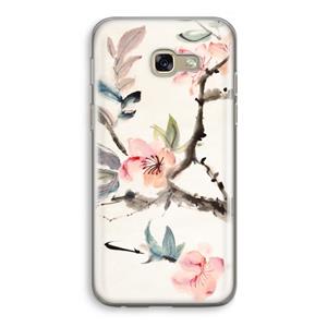 CaseCompany Japanse bloemen: Samsung Galaxy A5 (2017) Transparant Hoesje