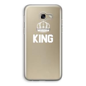 CaseCompany King zwart: Samsung Galaxy A5 (2017) Transparant Hoesje