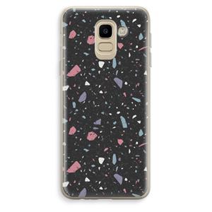 CaseCompany Terrazzo N°16: Samsung Galaxy J6 (2018) Transparant Hoesje