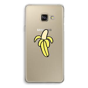CaseCompany Banana: Samsung Galaxy A3 (2016) Transparant Hoesje