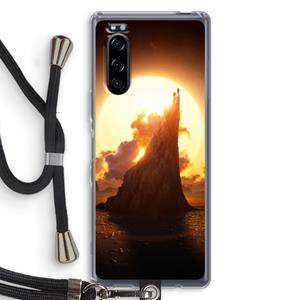 CaseCompany Children of the Sun: Sony Xperia 5 Transparant Hoesje met koord